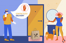 How contactless delivery transforms the restaurant industry during COVID-19 pandemic 