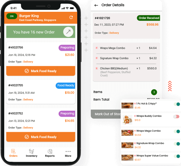 Restaurant Order Management App